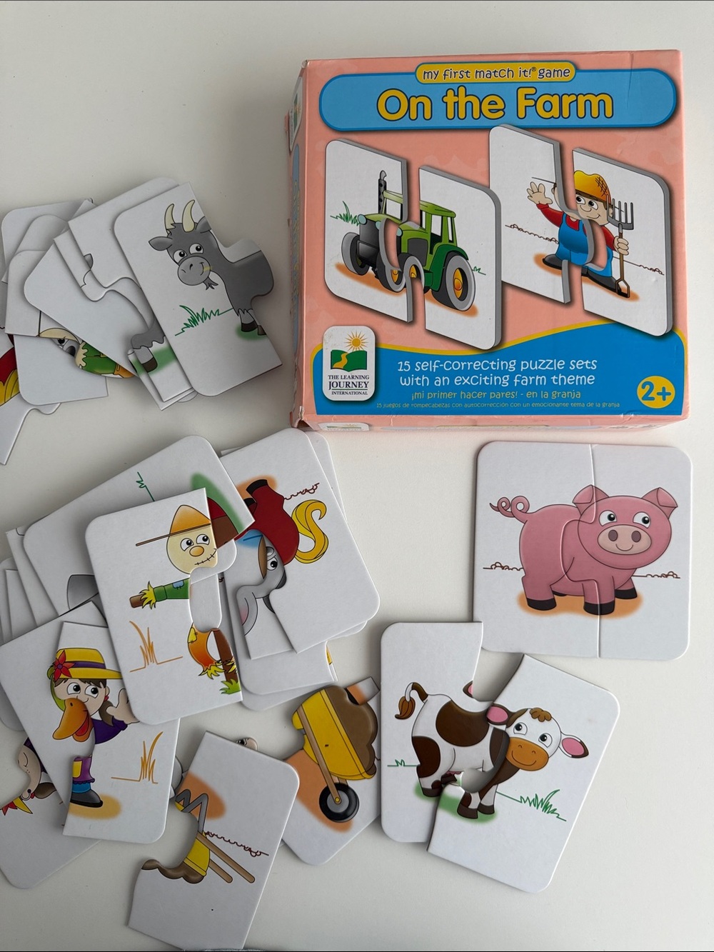 The Learning Journey My First Match It! Puzzle - Farm - Animals - Tractor - Barn